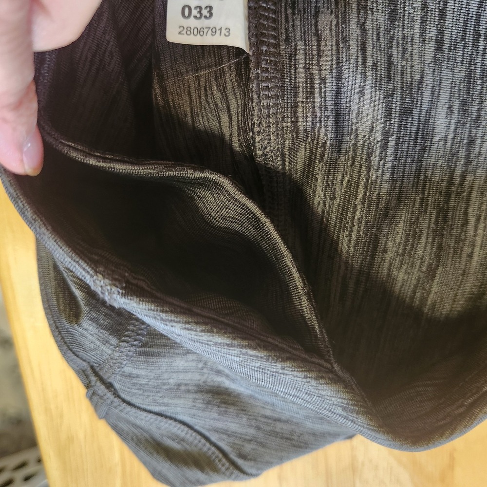 AVIA Leggings Womens Small 4-6 Yoga Gym Exercise Gray Black Stretch Mesh Pocket - Picture 7 of 7